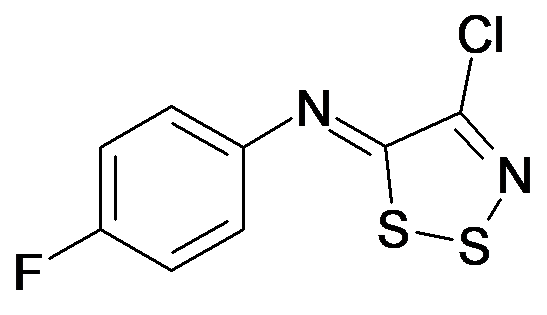 [4-Chloro-[1,2,3]dithiazol-(5Z)-ylidene]-(4-fluoro-phenyl)-amine