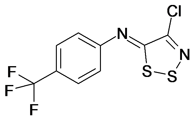 [4-Chloro-[1,2,3]dithiazol-(5Z)-ylidene]-(4-trifluoromethyl-phenyl)-amine