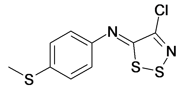 [4-Chloro-[1,2,3]dithiazol-(5Z)-ylidene]-(4-methylsulfanyl-phenyl)-amine