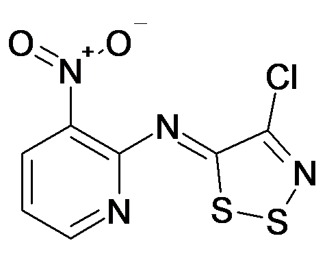 [4-Chloro-[1,2,3]dithiazol-(5Z)-ylidene]-(3-nitro-pyridin-2-yl)-amine