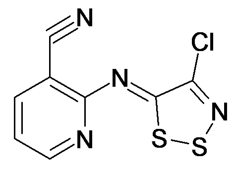 2-[4-Chloro-[1,2,3]dithiazol-(5Z)-ylideneamino]-nicotinonitrile