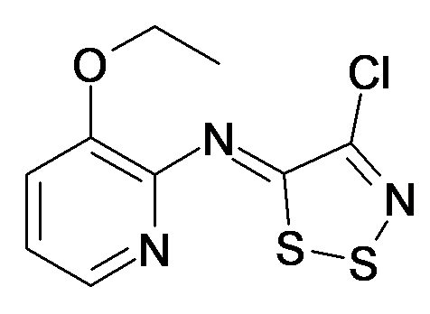 [4-Chloro-[1,2,3]dithiazol-(5Z)-ylidene]-(3-ethoxy-pyridin-2-yl)-amine