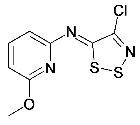 [4-Chloro-[1,2,3]dithiazol-(5Z)-ylidene]-(6-methoxy-pyridin-2-yl)-amine