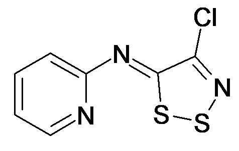 [4-Chloro-[1,2,3]dithiazol-(5Z)-ylidene]-pyridin-2-yl-amine