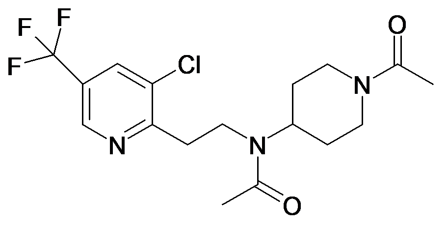 N-(1-Acetyl-piperidin-4-yl)-N-[2-(3-chloro-5-trifluoromethyl-pyridin-2-yl)-ethyl]-acetamide