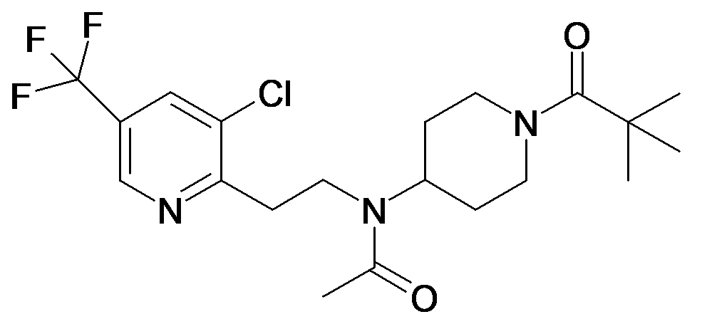 N-[2-(3-Chloro-5-trifluoromethyl-pyridin-2-yl)-ethyl]-N-[1-(2,2-dimethyl-propionyl)-piperidin-4-yl]-acetamide