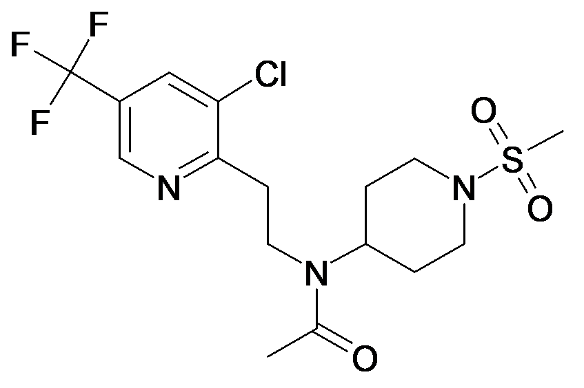 N-[2-(3-Chloro-5-trifluoromethyl-pyridin-2-yl)-ethyl]-N-(1-methanesulfonyl-piperidin-4-yl)-acetamide