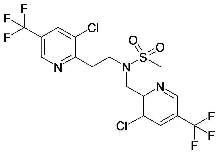 N-[2-(3-Chloro-5-trifluoromethyl-pyridin-2-yl)-ethyl]-N-(3-chloro-5-trifluoromethyl-pyridin-2-ylmethyl)-methanesulfonamide