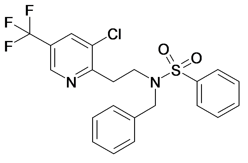 N-Benzyl-N-[2-(3-chloro-5-trifluoromethyl-pyridin-2-yl)-ethyl]-benzenesulfonamide