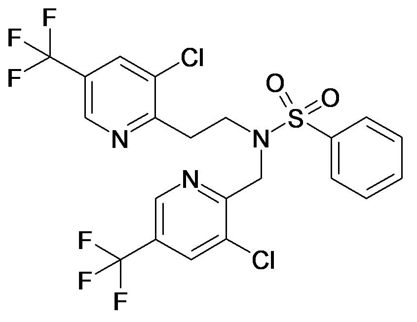 N-[2-(3-Chloro-5-trifluoromethyl-pyridin-2-yl)-ethyl]-N-(3-chloro-5-trifluoromethyl-pyridin-2-ylmethyl)-benzenesulfonamide