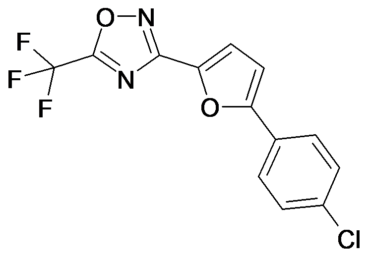 3-[5-(4-Chloro-phenyl)-furan-2-yl]-5-trifluoromethyl-[1,2,4]oxadiazole