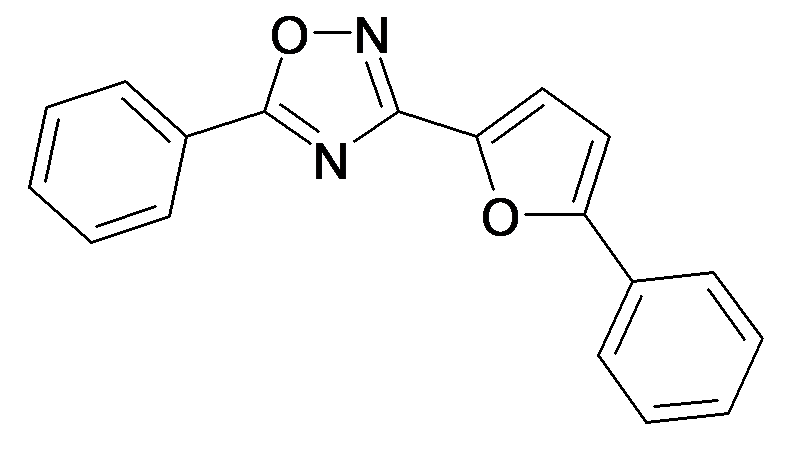 5-Phenyl-3-(5-phenyl-furan-2-yl)-[1,2,4]oxadiazole
