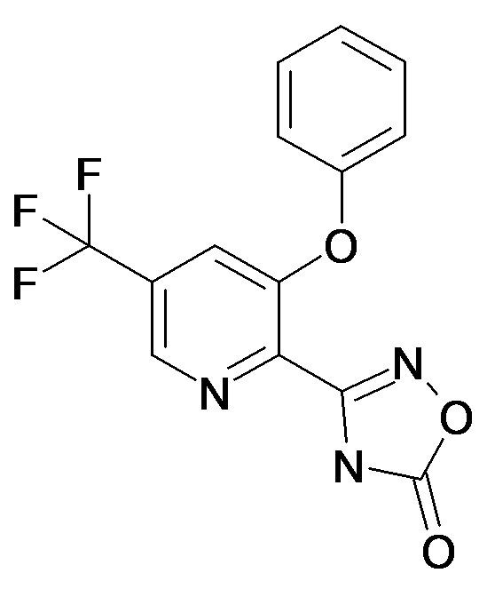 3-(3-Phenoxy-5-trifluoromethyl-pyridin-2-yl)-4H-[1,2,4]oxadiazol-5-one