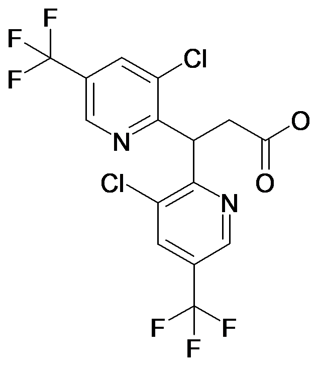 3,3-Bis-(3-chloro-5-trifluoromethyl-pyridin-2-yl)-propionic acid