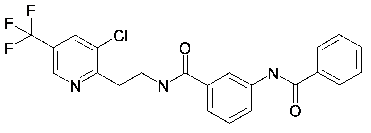 3-Benzoylamino-N-[2-(3-chloro-5-trifluoromethyl-pyridin-2-yl)-ethyl]-benzamide