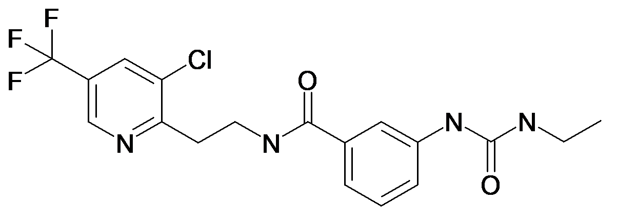 N-[2-(3-Chloro-5-trifluoromethyl-pyridin-2-yl)-ethyl]-3-(3-ethyl-ureido)-benzamide