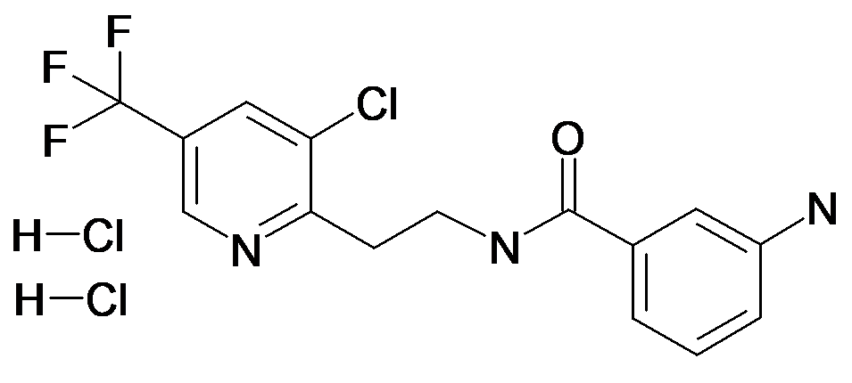 N-{2-[3-chloro-5-(trifluoromethyl)pyridin-2-yl]ethyl}-3-aminobenzamide diHydrochloride
