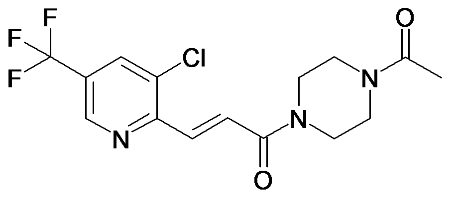 (E)-1-(4-Acetyl-piperazin-1-yl)-3-(3-chloro-5-trifluoromethyl-pyridin-2-yl)-propenone