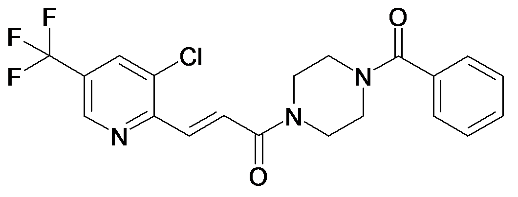 (E)-1-(4-Benzoyl-piperazin-1-yl)-3-(3-chloro-5-trifluoromethyl-pyridin-2-yl)-propenone