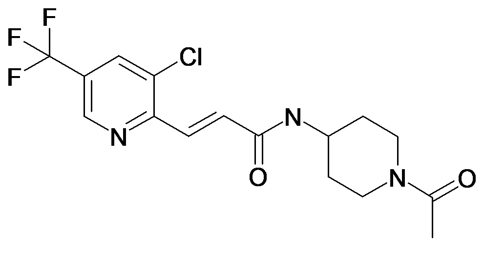 (E)-N-(1-Acetyl-piperidin-4-yl)-3-(3-chloro-5-trifluoromethyl-pyridin-2-yl)-acrylamide