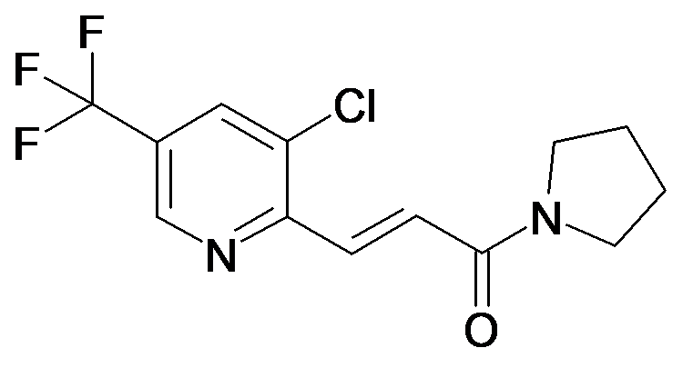 (E)-3-(3-Chloro-5-trifluoromethyl-pyridin-2-yl)-1-pyrrolidin-1-yl-propenone
