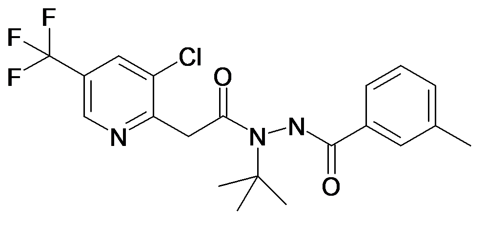 3-Methyl-benzoic acid N'-tert-butyl-N'-[2-(3-chloro-5-trifluoromethyl-pyridin-2-yl)-acetyl]-hydrazide