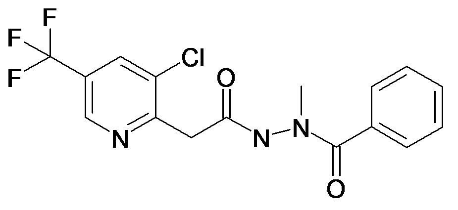 Benzoic acid N'-[2-(3-chloro-5-trifluoromethyl-pyridin-2-yl)-acetyl]-N-methyl-hydrazide