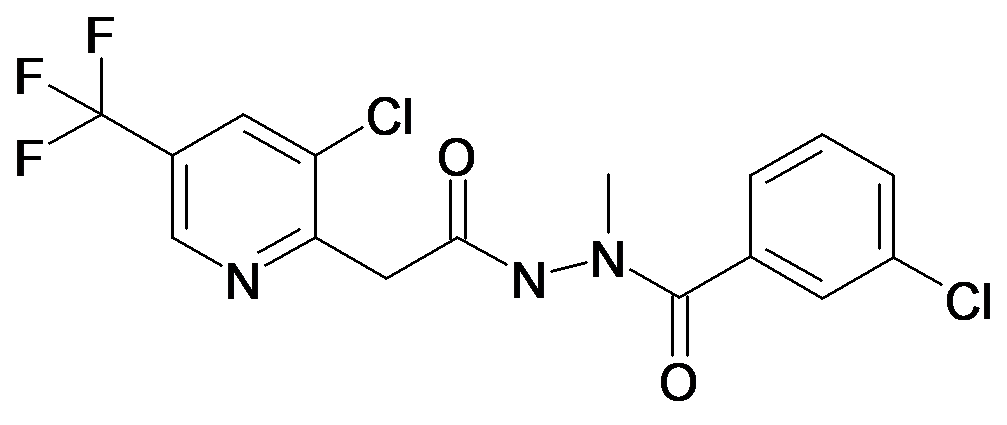 3-Chloro-benzoic acid N'-[2-(3-chloro-5-trifluoromethyl-pyridin-2-yl)-acetyl]-N-methyl-hydrazide