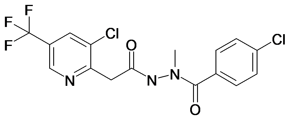 4-Chloro-benzoic acid N'-[2-(3-chloro-5-trifluoromethyl-pyridin-2-yl)-acetyl]-N-methyl-hydrazide