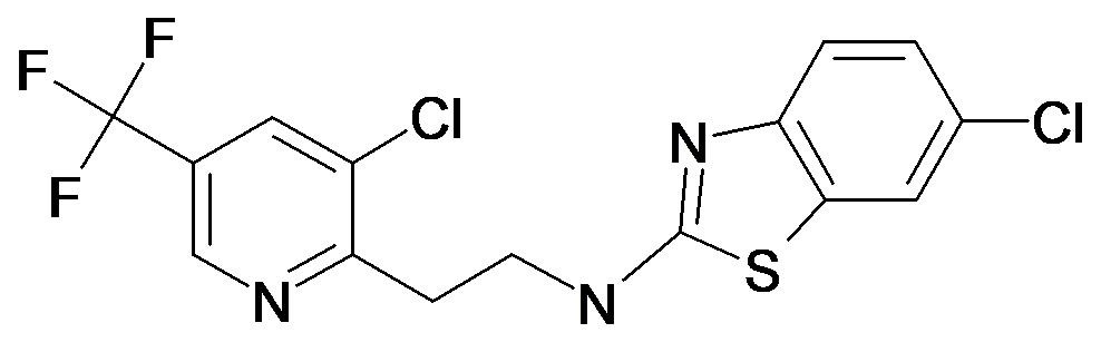 (6-Chloro-benzothiazol-2-yl)-[2-(3-chloro-5-trifluoromethyl-pyridin-2-yl)-ethyl]-amine