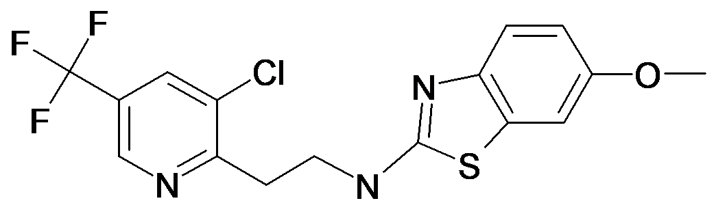[2-(3-Chloro-5-trifluoromethyl-pyridin-2-yl)-ethyl]-(6-methoxy-benzothiazol-2-yl)-amine