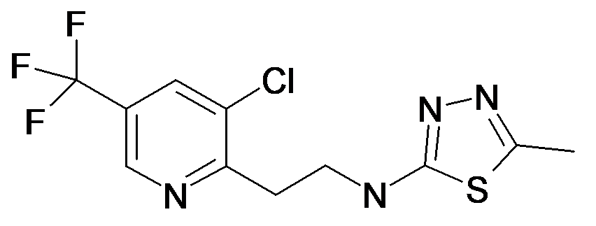 [2-(3-Chloro-5-trifluoromethyl-pyridin-2-yl)-ethyl]-(5-methyl-[1,3,4]thiadiazol-2-yl)-amine