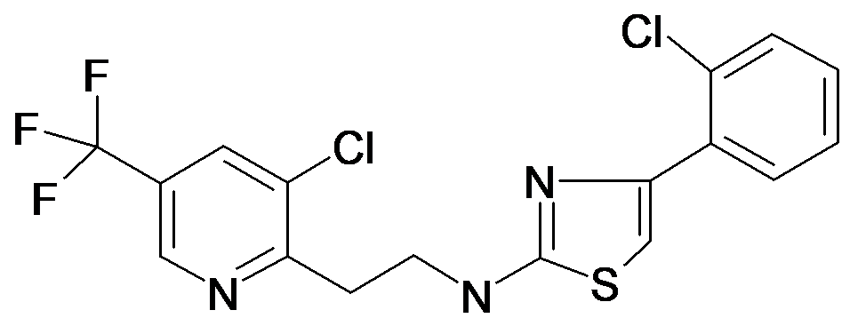 [4-(2-Chloro-phenyl)-thiazol-2-yl]-[2-(3-chloro-5-trifluoromethyl-pyridin-2-yl)-ethyl]-amine