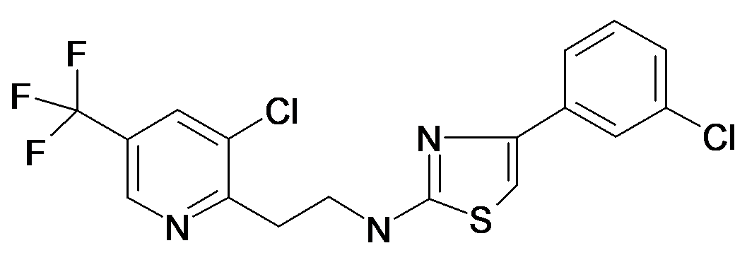 [4-(3-Chloro-phenyl)-thiazol-2-yl]-[2-(3-chloro-5-trifluoromethyl-pyridin-2-yl)-ethyl]-amine