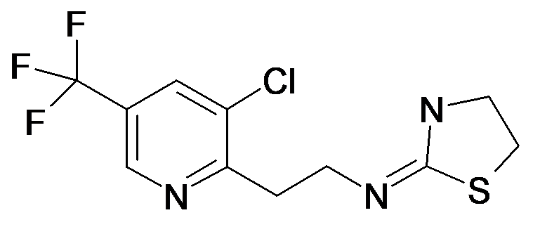 [2-(3-Chloro-5-trifluoromethyl-pyridin-2-yl)-ethyl]-thiazolidin-(2E)-ylidene-amine