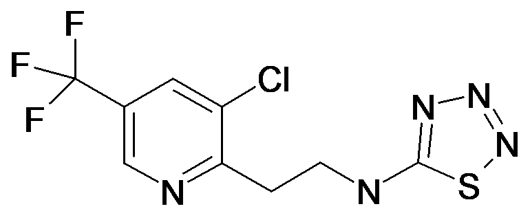 [2-(3-Chloro-5-trifluoromethyl-pyridin-2-yl)-ethyl]-[1,2,3,4]thiatriazol-5-yl-amine