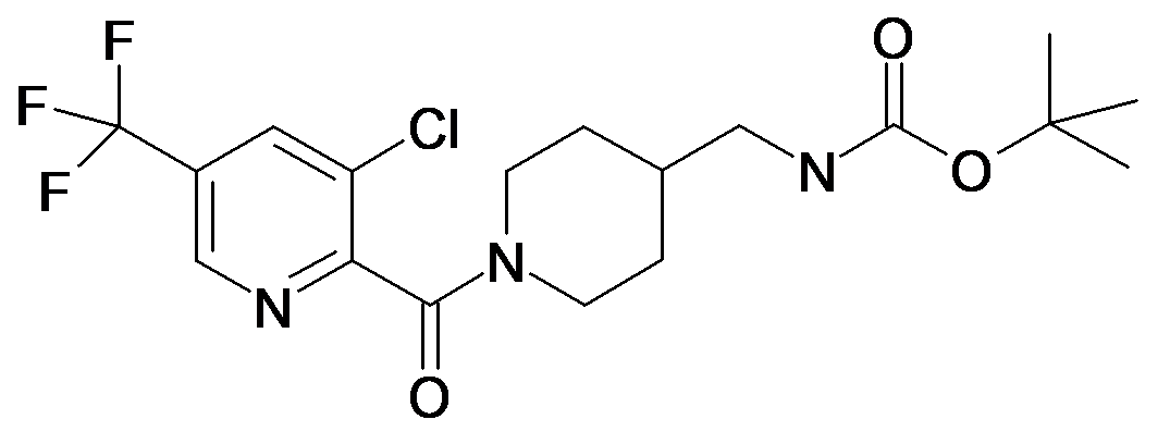 2-Chloro-pyridine-3-sulfonic acid [1-(3-chloro-5-trifluoromethyl-pyridine-2-carbonyl)-piperidin-4-ylmethyl]-amide