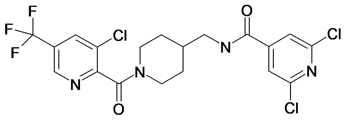 2,6-Dichloro-N-[1-(3-chloro-5-trifluoromethyl-pyridine-2-carbonyl)-piperidin-4-ylmethyl]-isonicotinamide