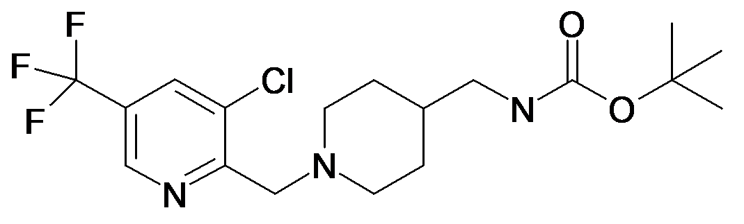 [1-(3-Chloro-5-trifluoromethyl-pyridin-2-ylmethyl)-piperidin-4-ylmethyl]-carbamic acid tert-butyl ester