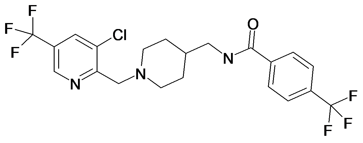 N-[1-(3-Chloro-5-trifluoromethyl-pyridin-2-ylmethyl)-piperidin-4-ylmethyl]-4-trifluoromethyl-benzamide