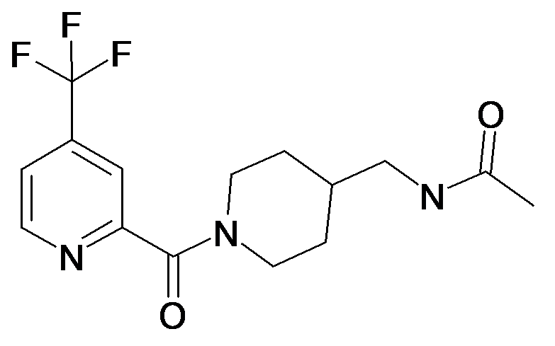 N-[1-(4-Trifluoromethyl-pyridine-2-carbonyl)-piperidin-4-ylmethyl]-acetamide