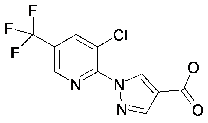 1-(3-Chloro-5-trifluoromethyl-pyridin-2-yl)-1H-pyrazole-4-carboxylic acid