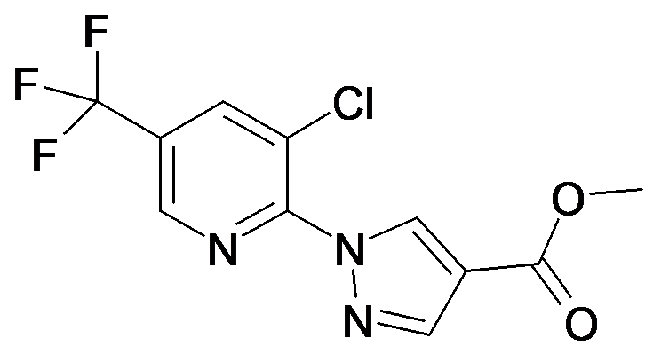 1-(3-Chloro-5-trifluoromethyl-pyridin-2-yl)-1H-pyrazole-4-carboxylic acid methyl ester