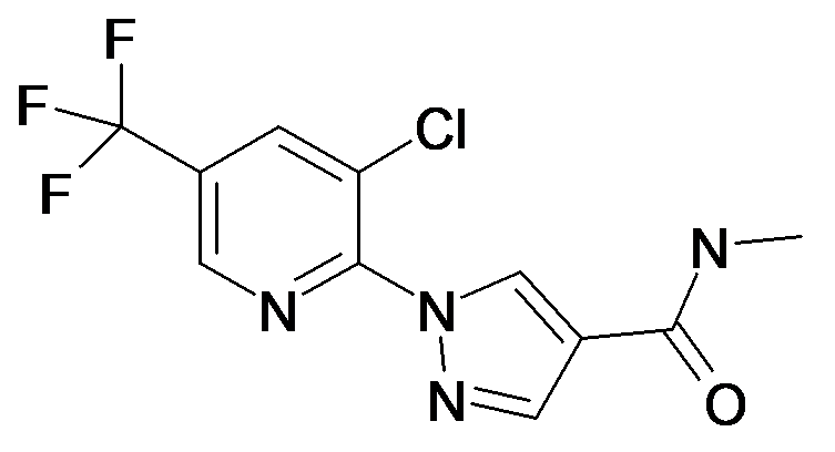 1-(3-Chloro-5-trifluoromethyl-pyridin-2-yl)-1H-pyrazole-4-carboxylic acid methylamide