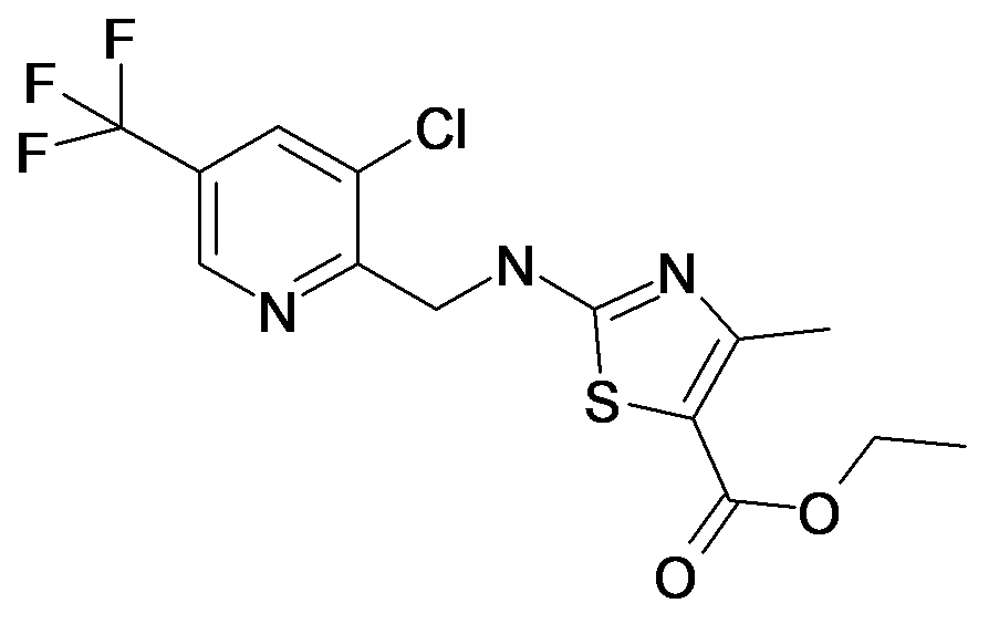 2-[(3-Chloro-5-trifluoromethyl-pyridin-2-ylmethyl)-amino]-4-methyl-thiazole-5-carboxylic acid ethyl ester