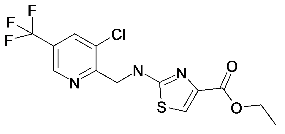 2-[(3-Chloro-5-trifluoromethyl-pyridin-2-ylmethyl)-amino]-thiazole-4-carboxylic acid ethyl ester
