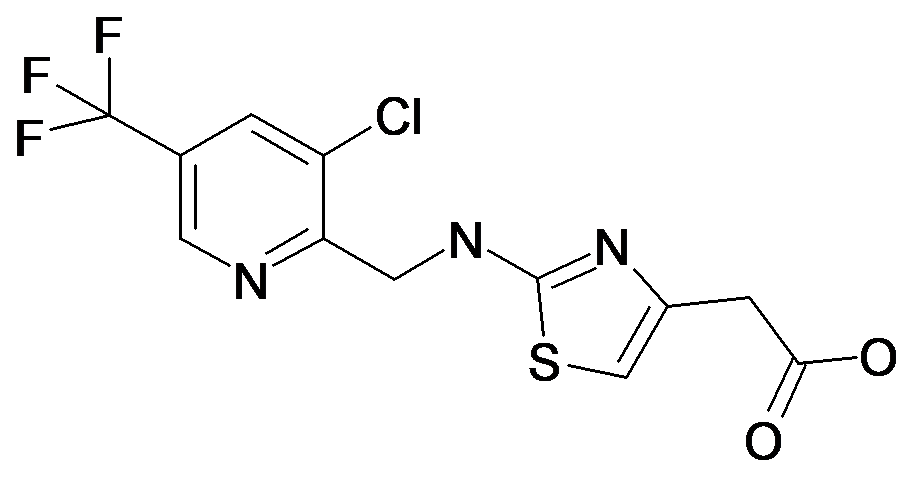 {2-[(3-Chloro-5-trifluoromethyl-pyridin-2-ylmethyl)-amino]-thiazol-4-yl}-acetic acid