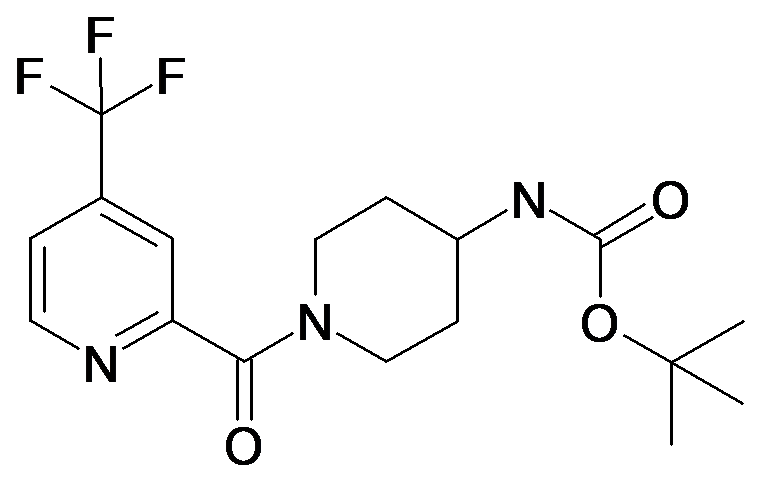 [1-(4-Trifluoromethyl-pyridine-2-carbonyl)-piperidin-4-yl]-carbamic acid tert-butyl ester