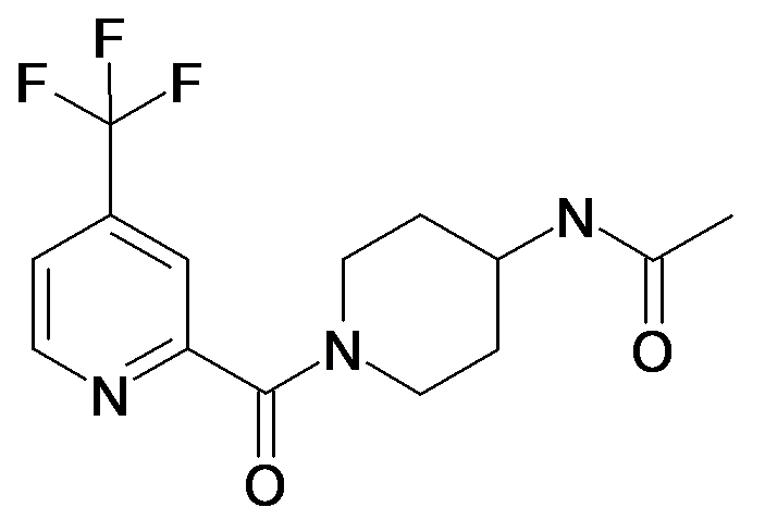 N-[1-(4-Trifluoromethyl-pyridine-2-carbonyl)-piperidin-4-yl]-acetamide