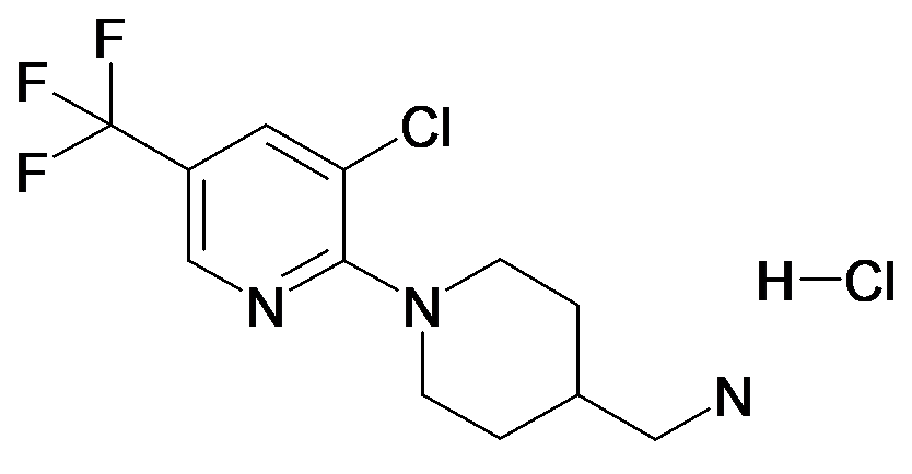 C-(3'-Chloro-5'-trifluoromethyl-3,4,5,6-tetrahydro-2H-[1,2']bipyridinyl-4-yl)-methylamine; hydrochloride
